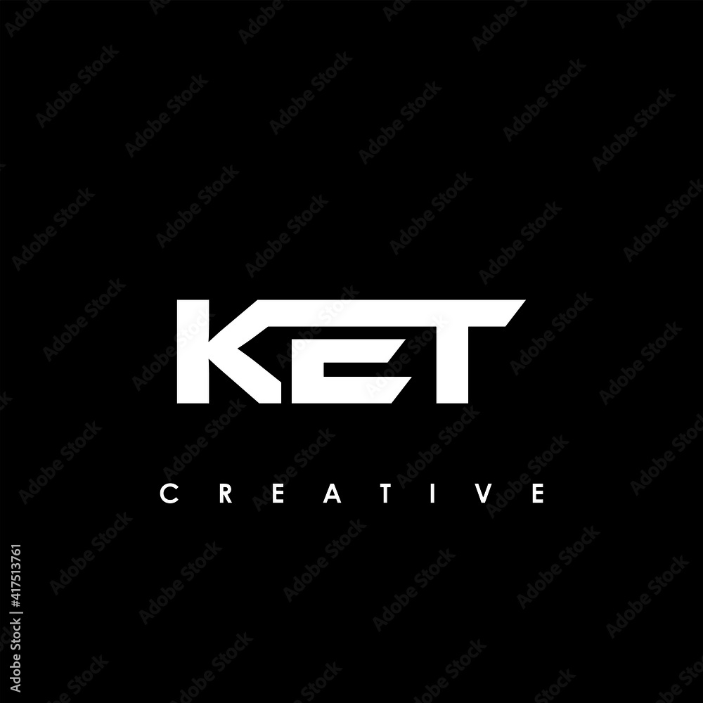 KET Letter Initial Logo Design Template Vector Illustration