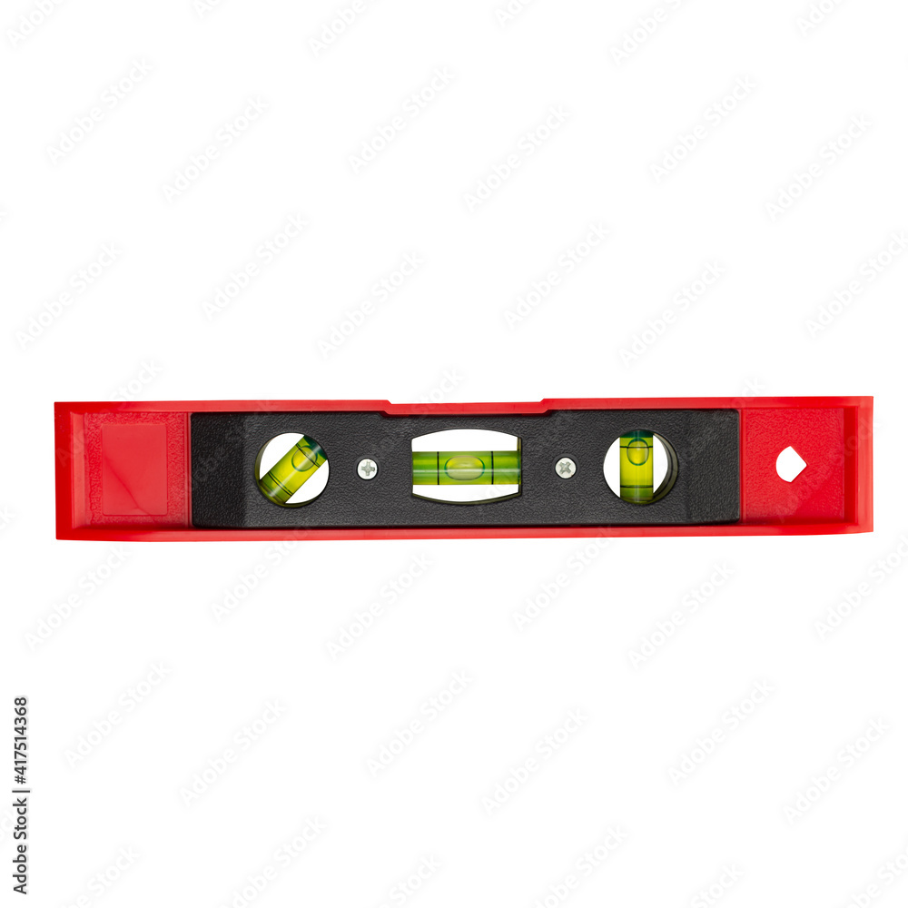 nivelado rojo de tres medidores, herramienta de construcción, ferretería, hogar, juguetes de hombre, fondo blanco puro para recorte nivelado rojo de tres medidores, herramienta de construcción, ferretería, hogar, juguetes de hombre, fondo blanco puro para recorte
