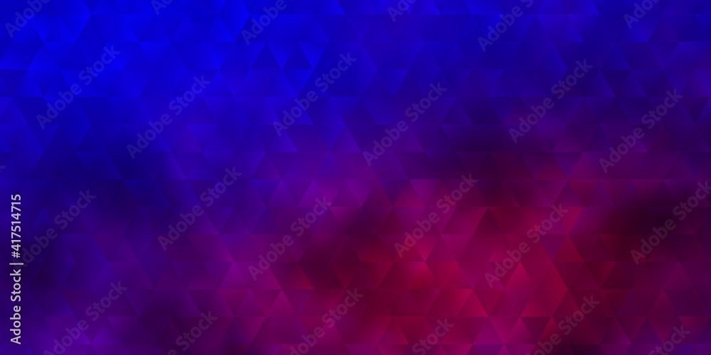 Light Blue, Red vector background with triangles. Light Blue, Red vector background with triangles.