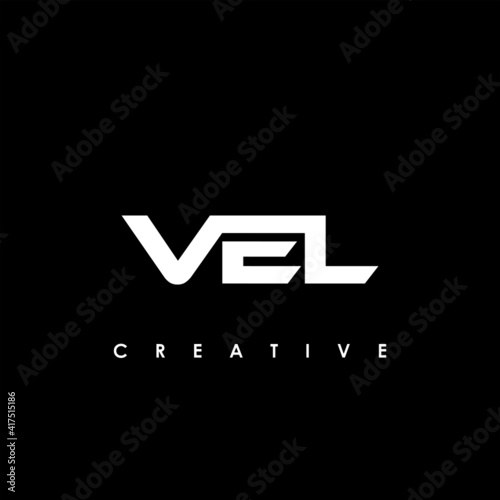 VEL Letter Initial Logo Design Template Vector Illustration photo