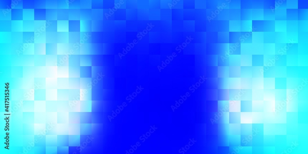 Light blue vector template with rectangles.