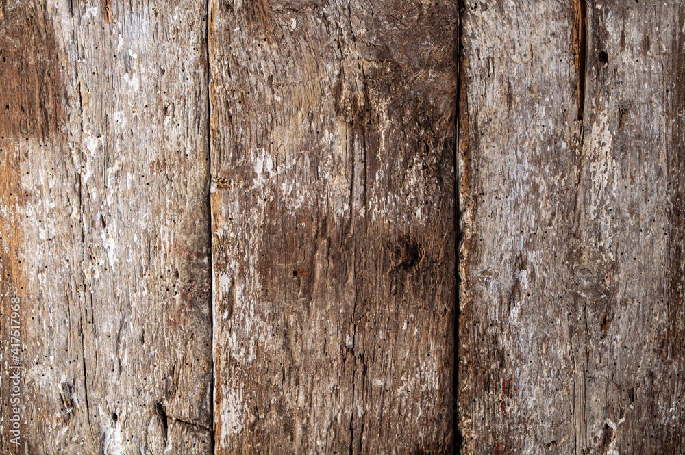 Texture of old painted cracked and bugged natural boards, pattern, texture, fence, abstract drawing Texture of old painted cracked and bugged natural boards, pattern, texture, fence, abstract drawing