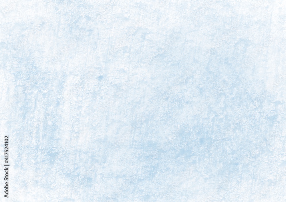 Abstract light blue plaster background. Rough surface of plaster texture
