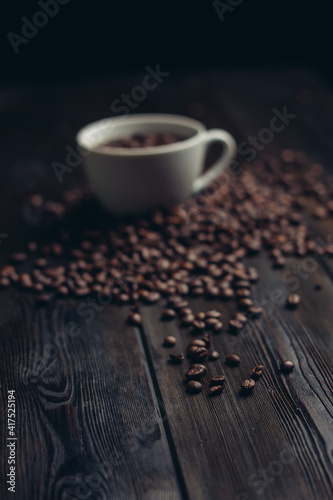 coffee beans cup aroma morning Arabica drink