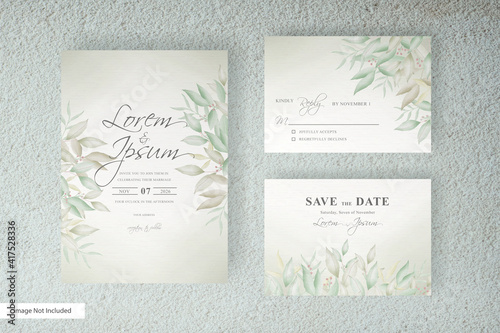 Watercolor Wedding Invitation stationery