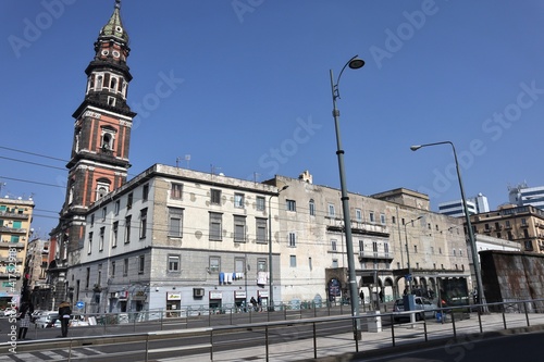 Fotografia Napoli - Santuario del Carmine da Via Nuova Marina