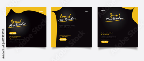 social media post ramadhan menu