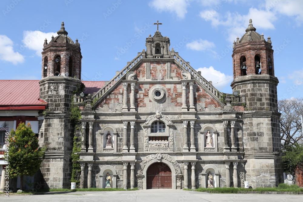 Santa Monika Kirche in Minalin, Provinz Pampanga, Philippinen