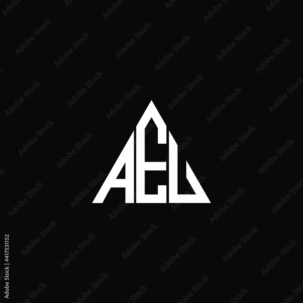 A E V letter logo abstract design on black color background. aev alphabet  Stock Vector | Adobe Stock