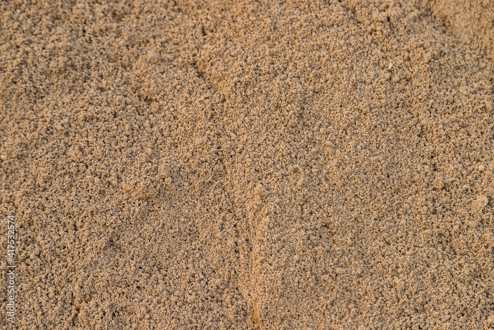 Sand pile for construction Sand pile for construction