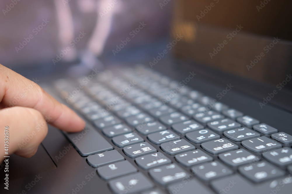 close up keyboard on table and business concept close up keyboard on table and business concept