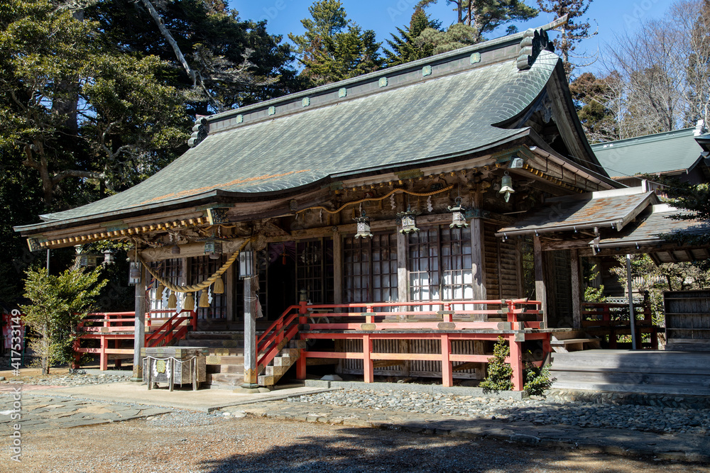 Naklejka premium 御崎神社 唐桑半島