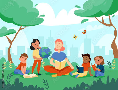 Nature Study Globe Composition