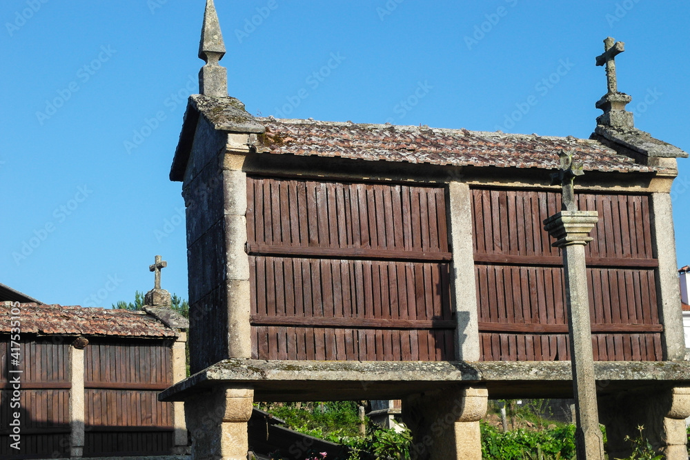 traditional galician, spanish Hórreo traditional galician, spanish Hórreo