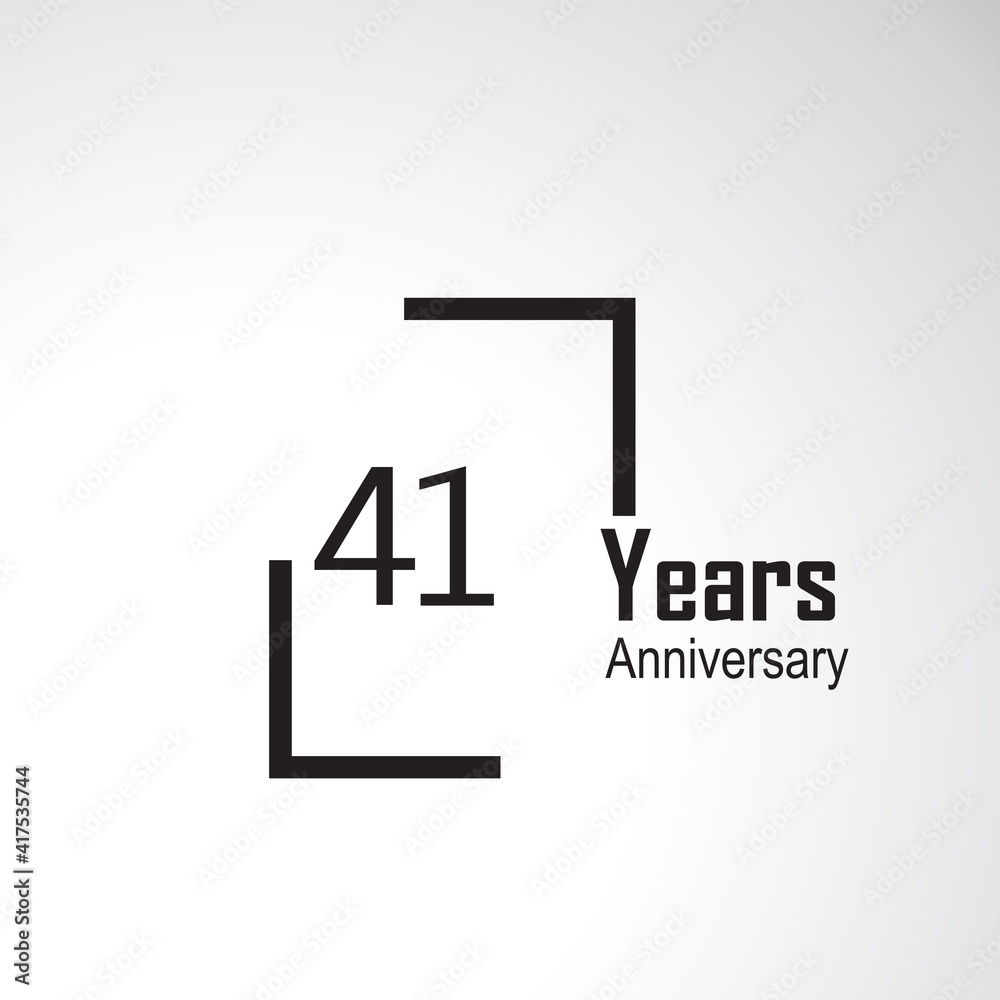 Year Anniversary Vector Template Design Illustration box Year Anniversary Vector Template Design Illustration box