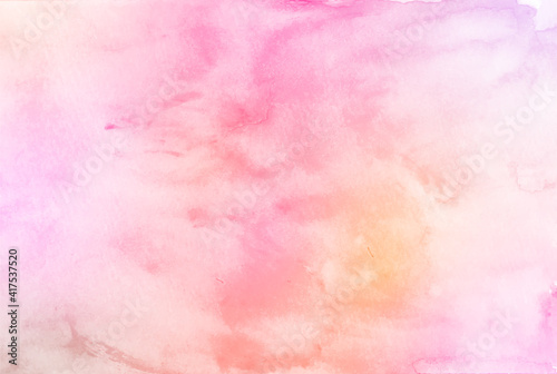 水彩 ピンク 模様 背景 © J BOY