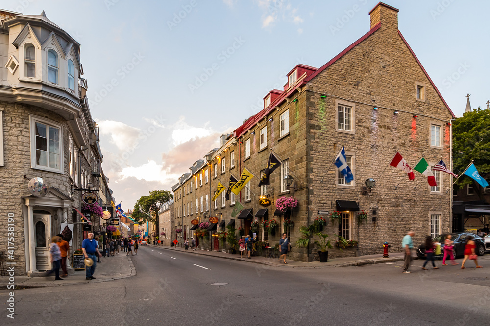 Old Quebec city  In Canada