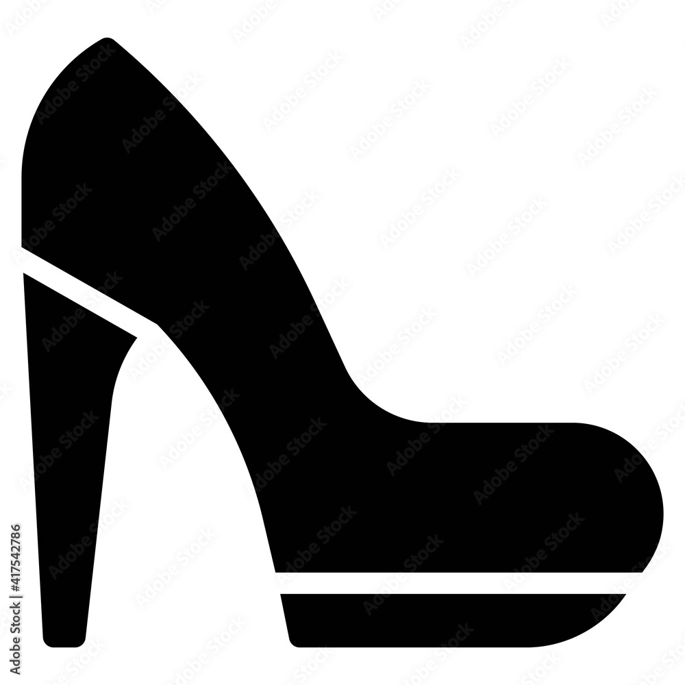 High heels icon, International Women's Day related vector High heels icon, International Women's Day related vector