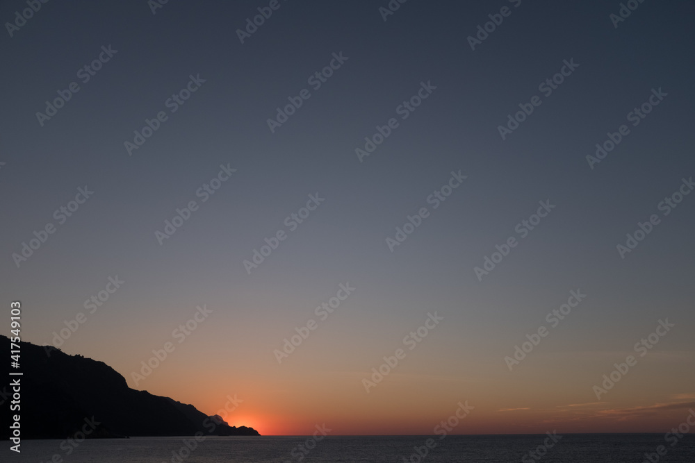 Couché de soleil Corse du Sud