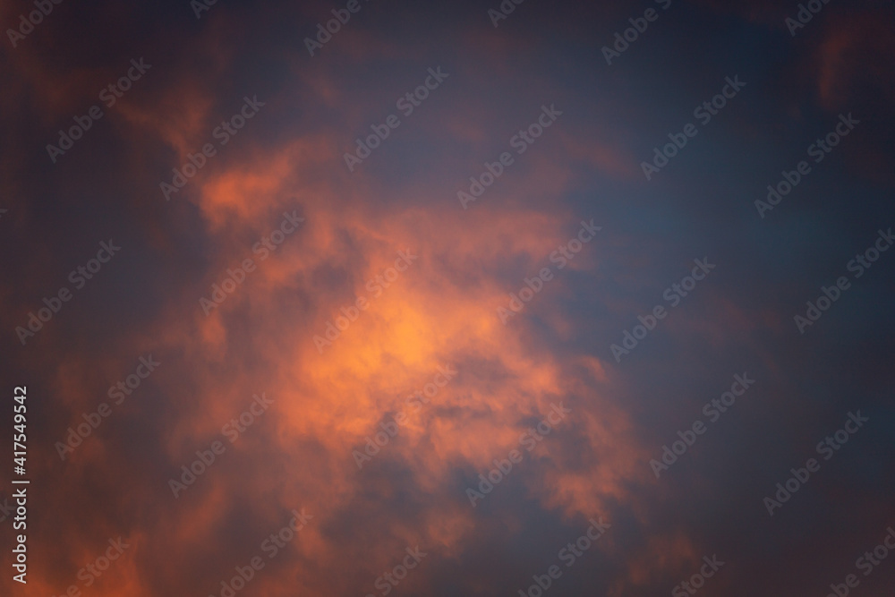 colorful dramatic sky with cloud at sunset colorful dramatic sky with cloud at sunset