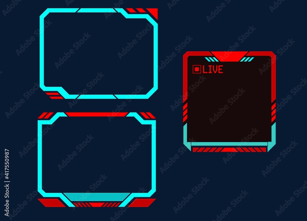 collection of modern frame stream neon panels collection of modern frame stream neon panels