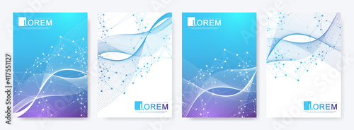 Modern Health care cover template design for a report and medical brochure design, flyer, leaflets for printing presentation Covid 19, coronavirus. Pandemic or epidemic concept. Vector illustration.