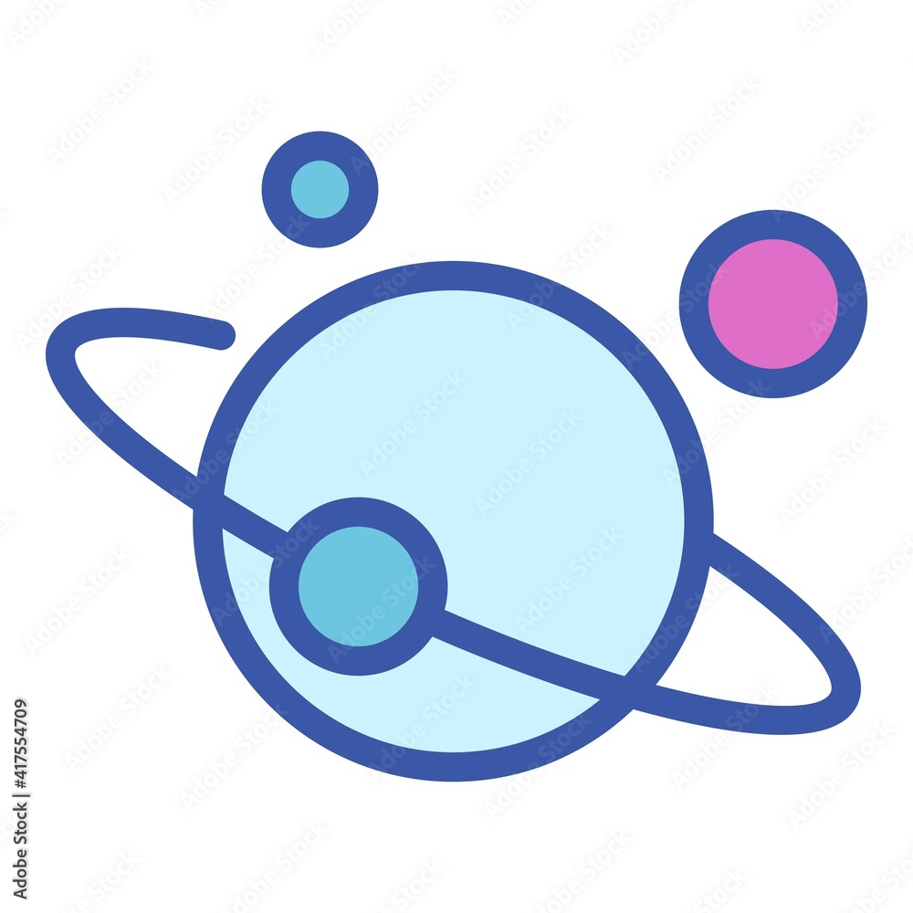 Saturn planet icon. Outline saturn planet vector icon for web design isolated on white background Saturn planet icon. Outline saturn planet vector icon for web design isolated on white background