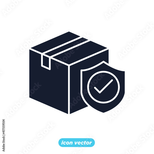 safe packaging icon. delivery shipping symbol template for graphic and web design collection logo vector illustration