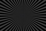 Black Sunburst Pattern Background. Rays Radial geometric Vector Illustration