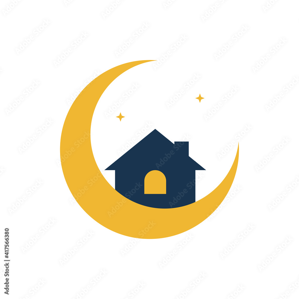 Ramadan kareem in home flat illustration Ramadan kareem in home flat illustration