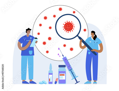 Global vaccination concept