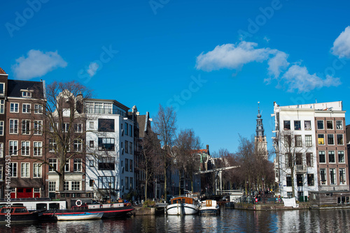 city canal houses in Amsterdam © Alena Petrachkova