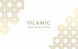 Islamic Background Design Vector Golden Pattern