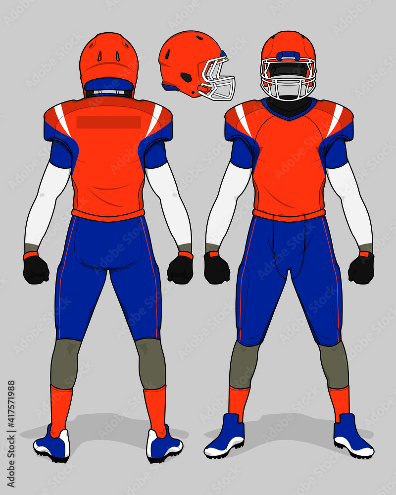 Fototapeta premium football jersey uniform template set kit 