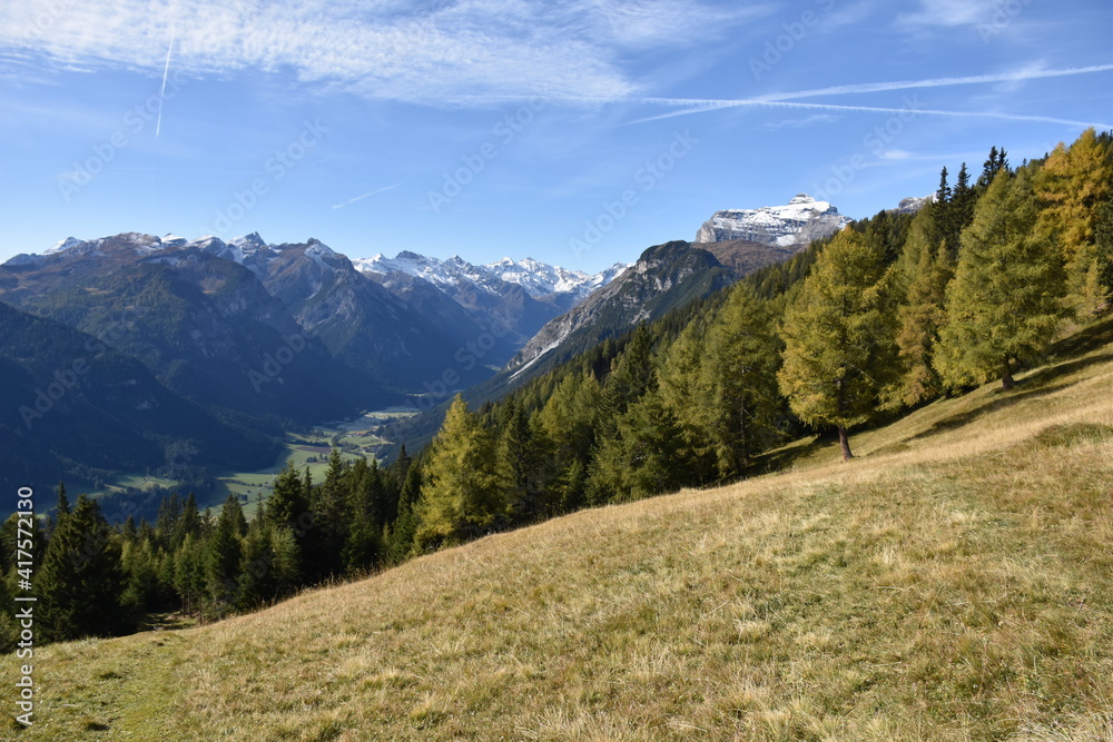 Wandern am Blaser am Brenner in Tirol im Almgebiet