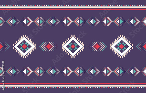Geometric ethnic pattern traditional Design for background,carpet,wallpaper,clothing,wrapping,batik,fabric,sarong