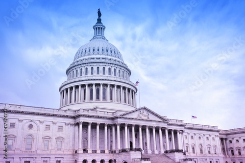 Washington, DC - US National Capitol. Filtered colors style. © Tupungato
