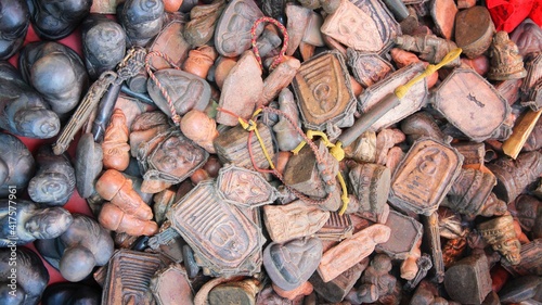 Photography Thailand culture - stone amulets