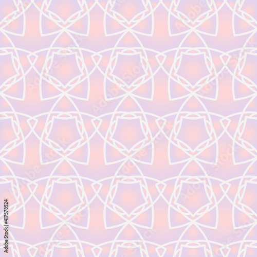 delicate pink marble with a seamless pattern of stars. light background. design of finishing materials. tile.
