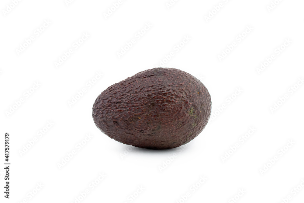 Fototapeta premium Avocado or alligator pear isolated on white background.