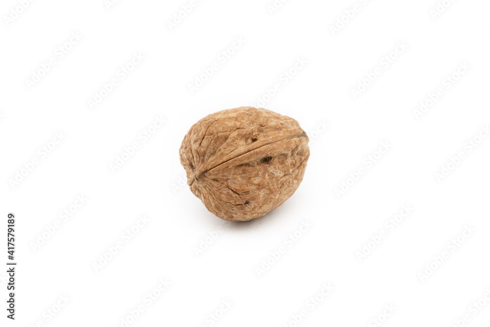 Walnut isolated on white background. Walnut isolated on white background.