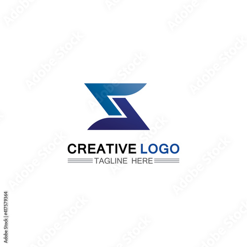 Business corporate S letter logo