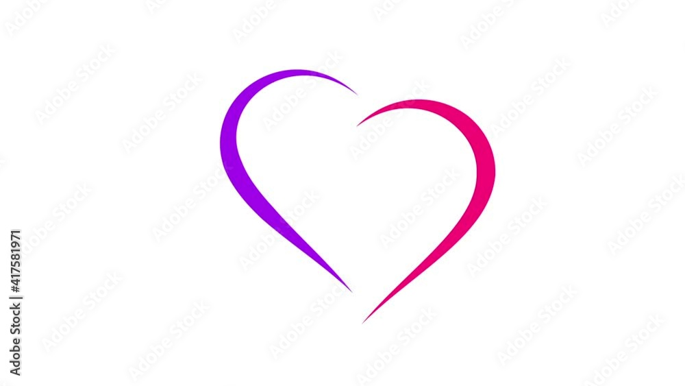 vector heart shape animation vector heart shape animation