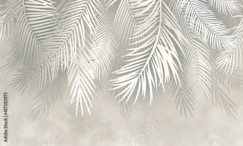 Fototapeta samoprzylepna Liście palmowe