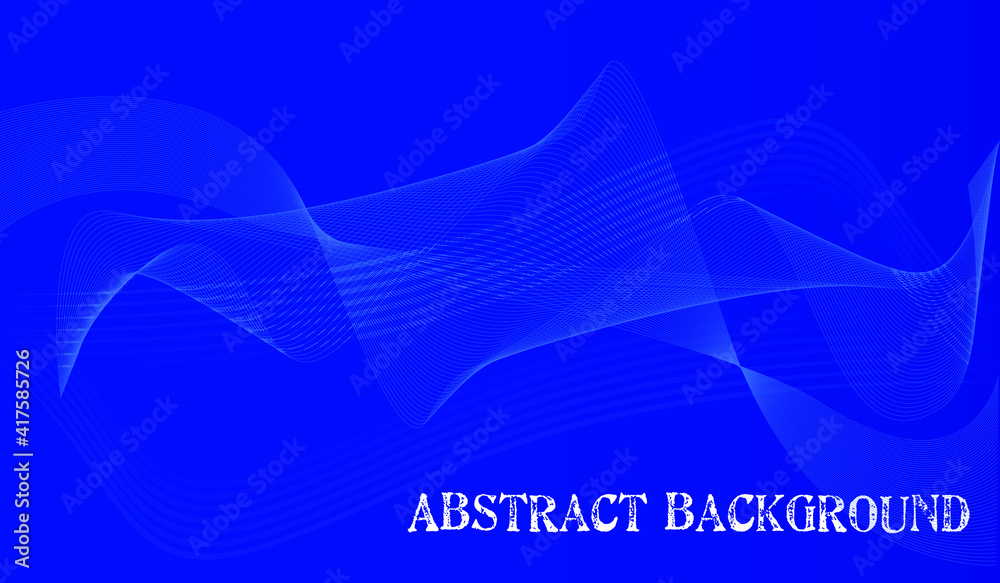 Blue abstract waves background. Geometric shapes and lines. Professional dynamic design. Futuristic smoke design vector. Architecture mesh vectors. Motion. Mesh vector. Business theme