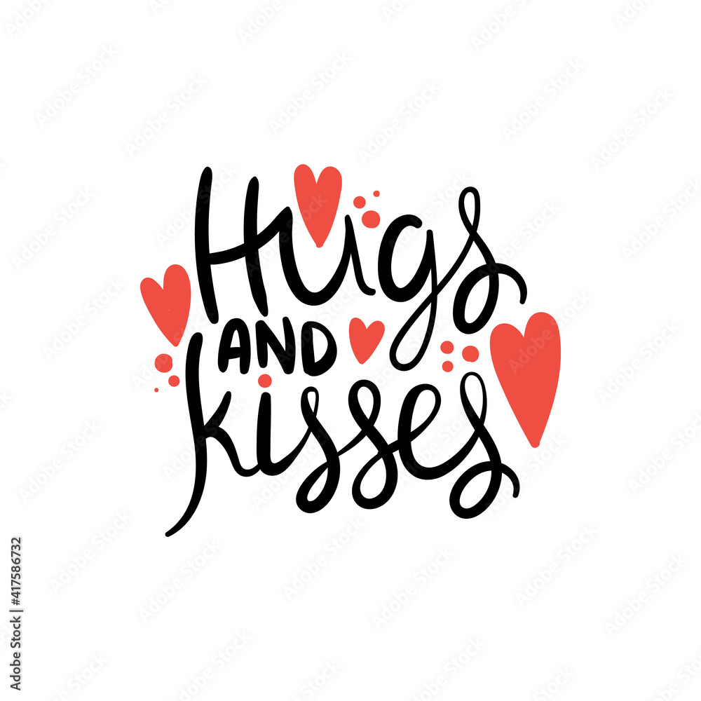 Lettering. Happy valentines day and weeding design elements. Vector illustration.
