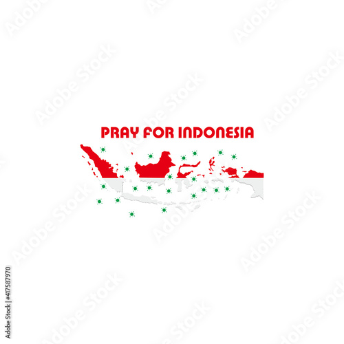 Pray for Indonesia so that the corona virus outbreak will soon disappear and return to normal