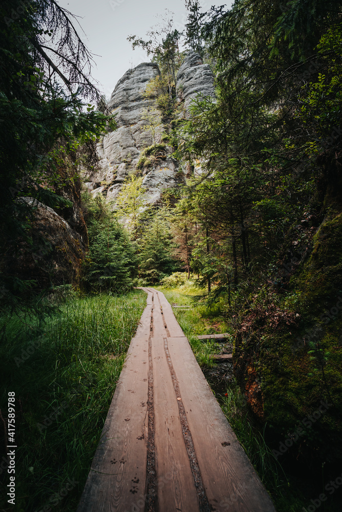 Obraz premium Adrspach rock town