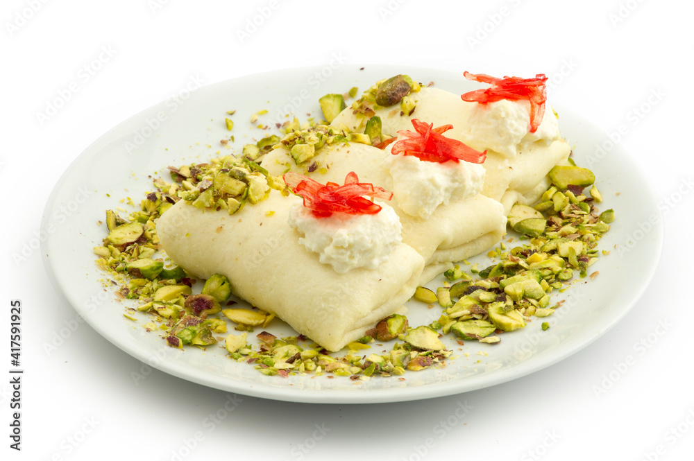 Arabic sweets with cheese Arabic sweets with cheese