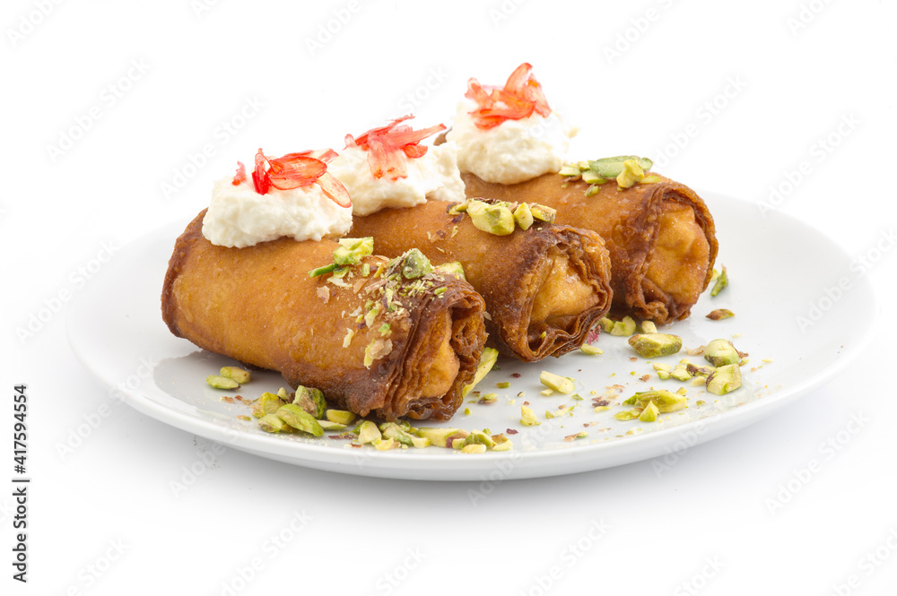 Arabic Cuisine; Traditional Ramadan dessert Arabic Cuisine; Traditional Ramadan dessert